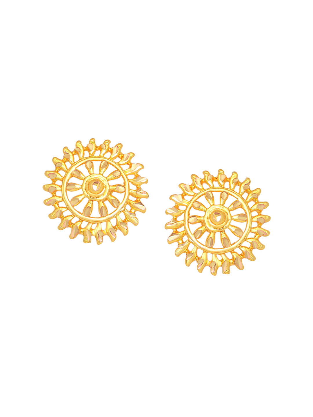 

DIVASTRI Gold-Plated Floral Studs