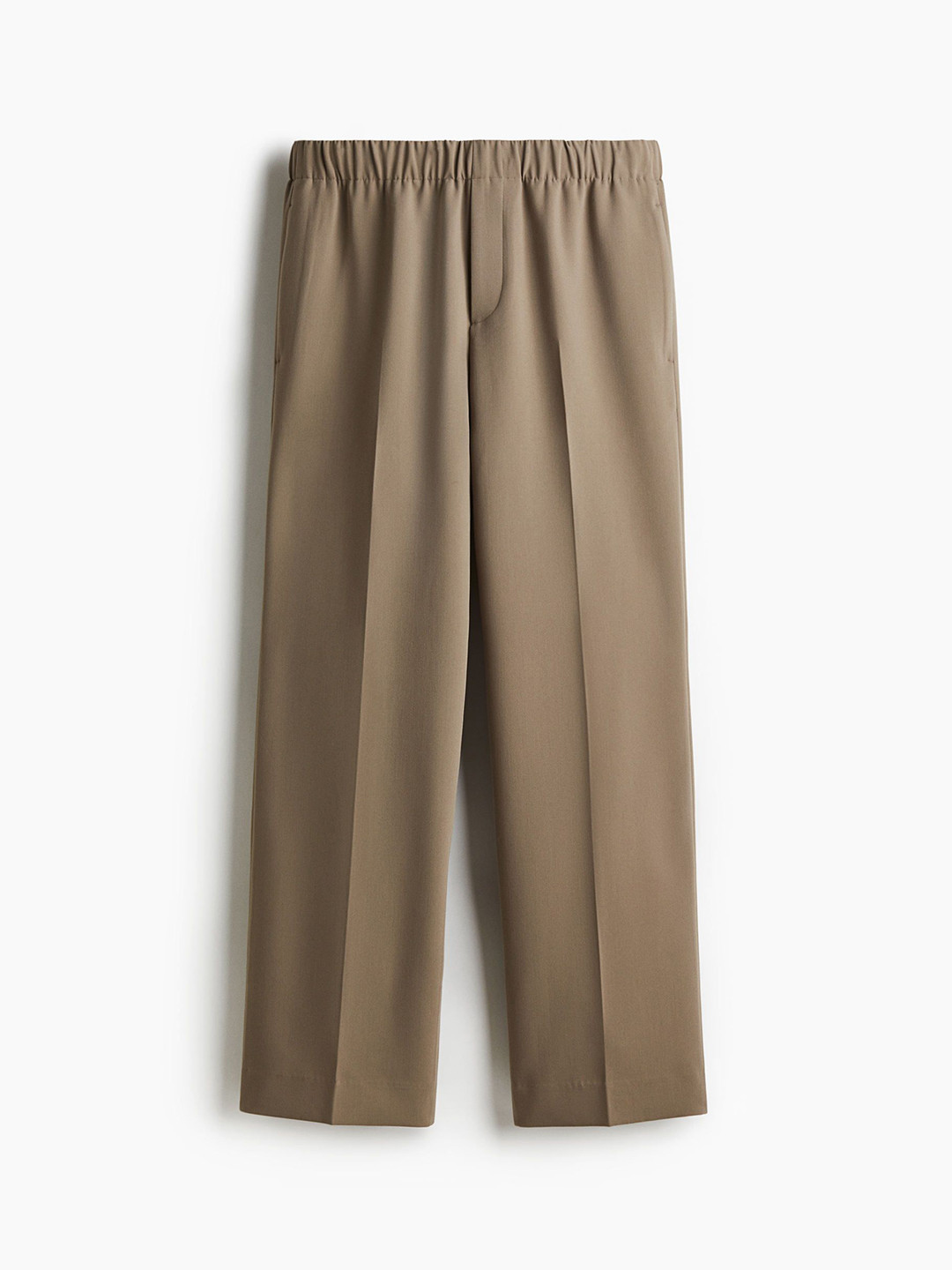 

H&M Men Regular Fit Trousers, Beige