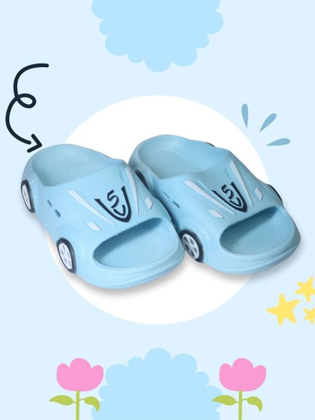 

MOON MAMA Unisex Kids Rubber Clogs, Blue