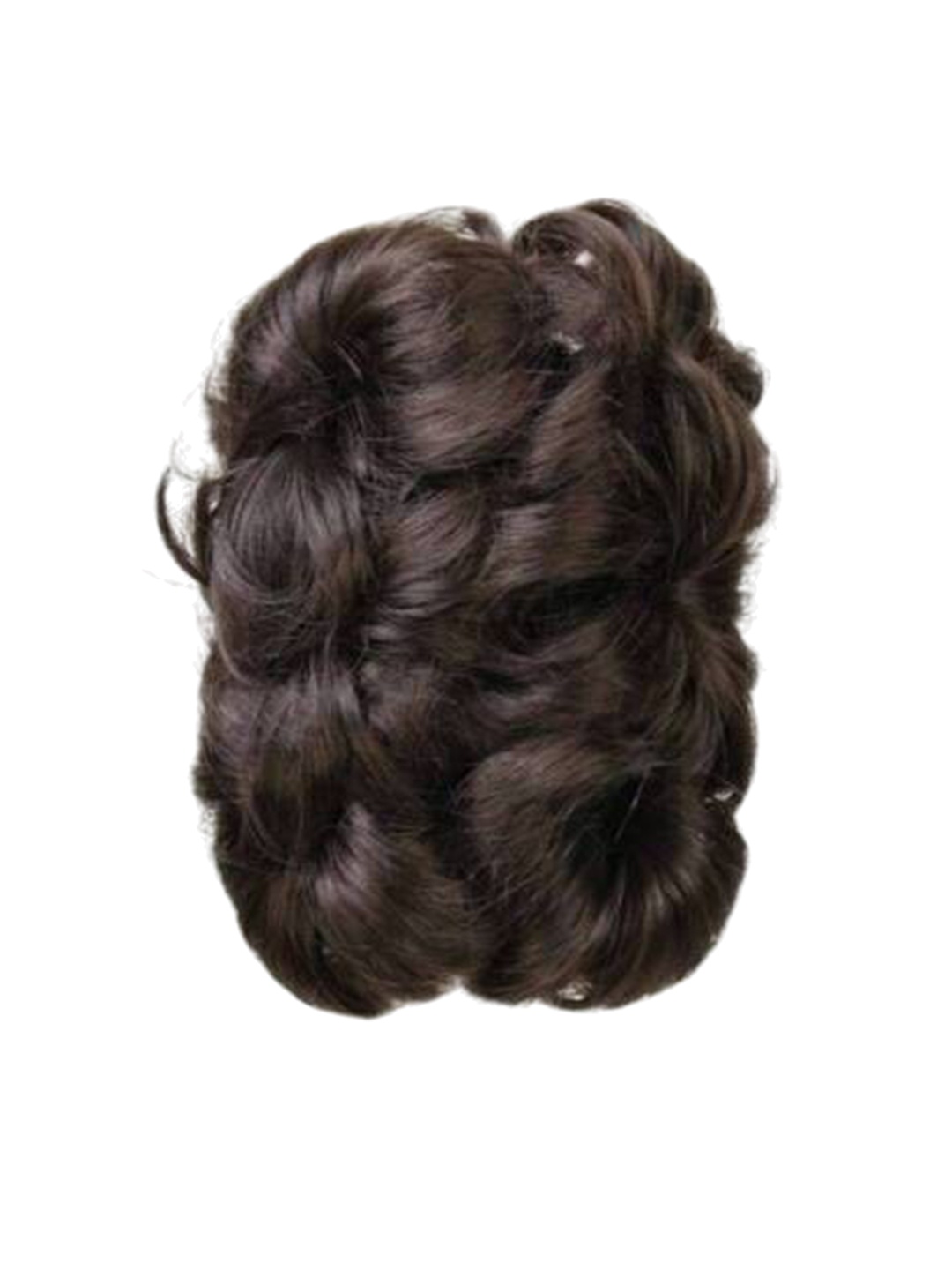 

camola deva Clip-In Wavy Bun Hair Extension - Black - 15.24 cm