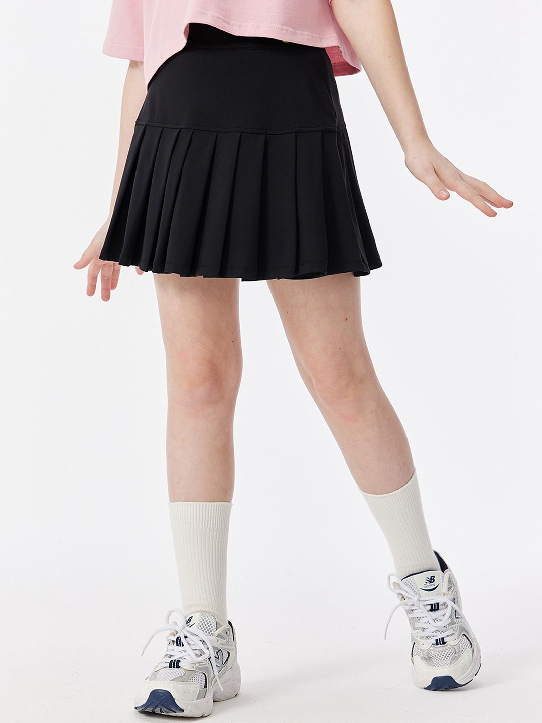 

LULU & SKY Girls High-Rise Shorts, Black