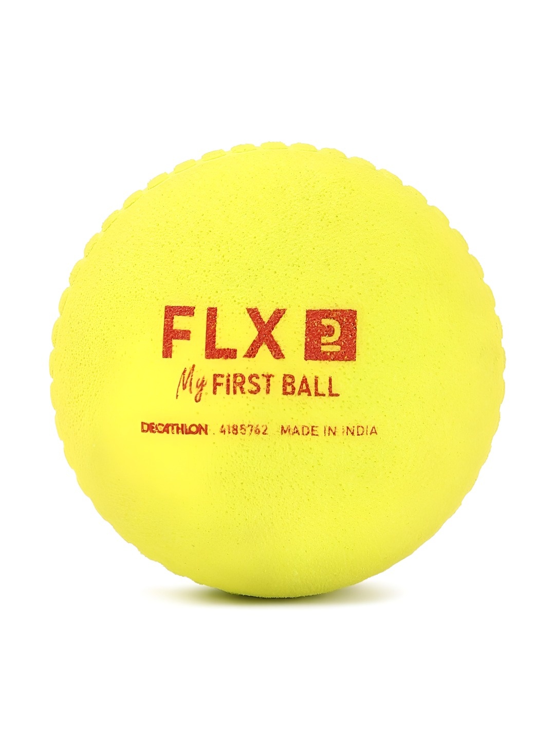 

FLX By Decathlon Boys Ultralight Cricket Ball, Yellow