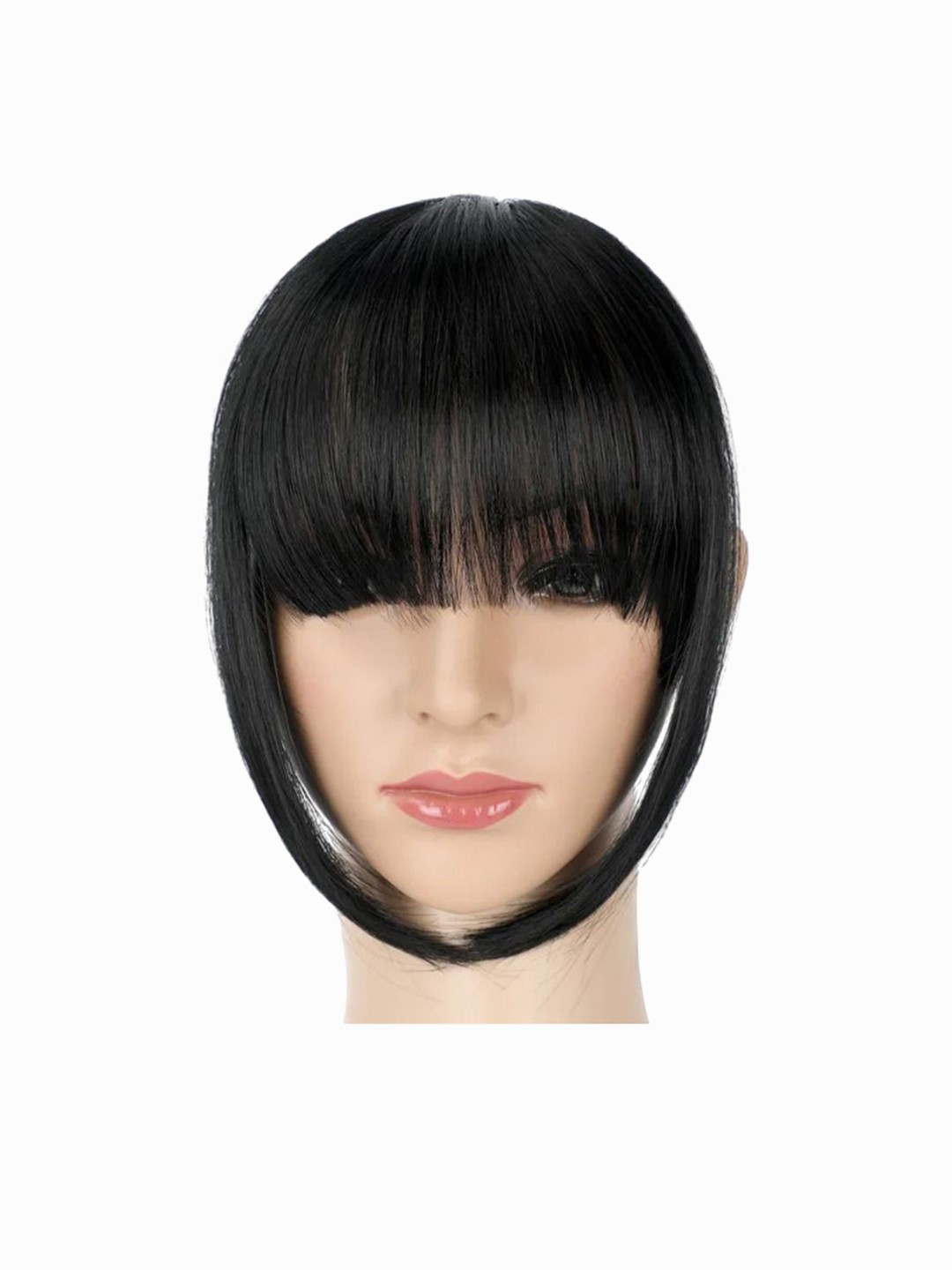 

camola deva Straight Clip-in Hair Extension - Black- 6 Inch