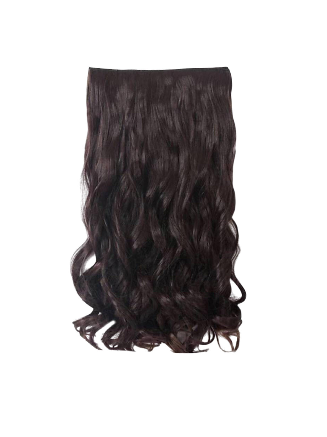 

camola deva Clip-In Ponytail Curly Hair Extension - Brown - 24 Inch