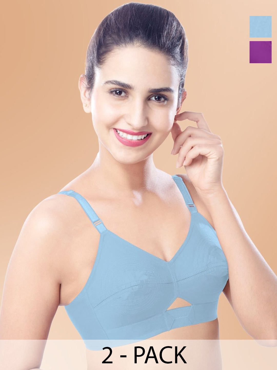 

BRIDA LADIES INNERWEAR Bra Full Coverage, Purple