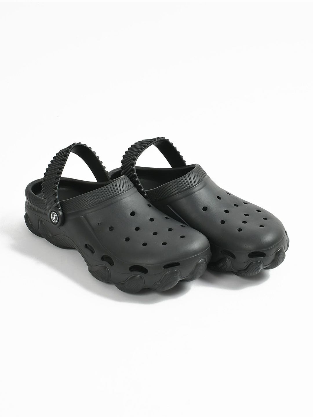 

Smoothlite Men Rubber Clogs, Black