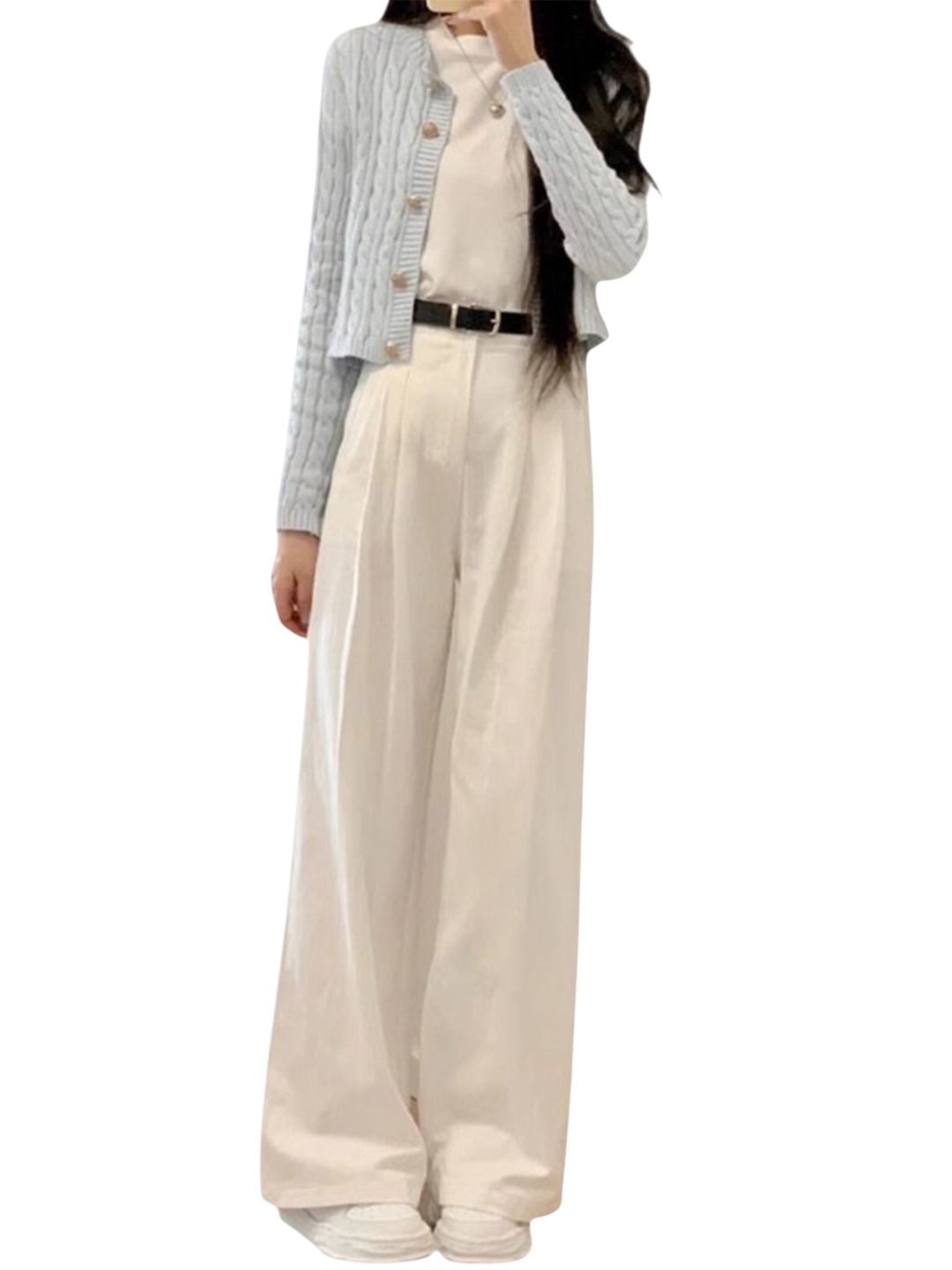 

StyleCast Women Flared High-Rise Jeans, White