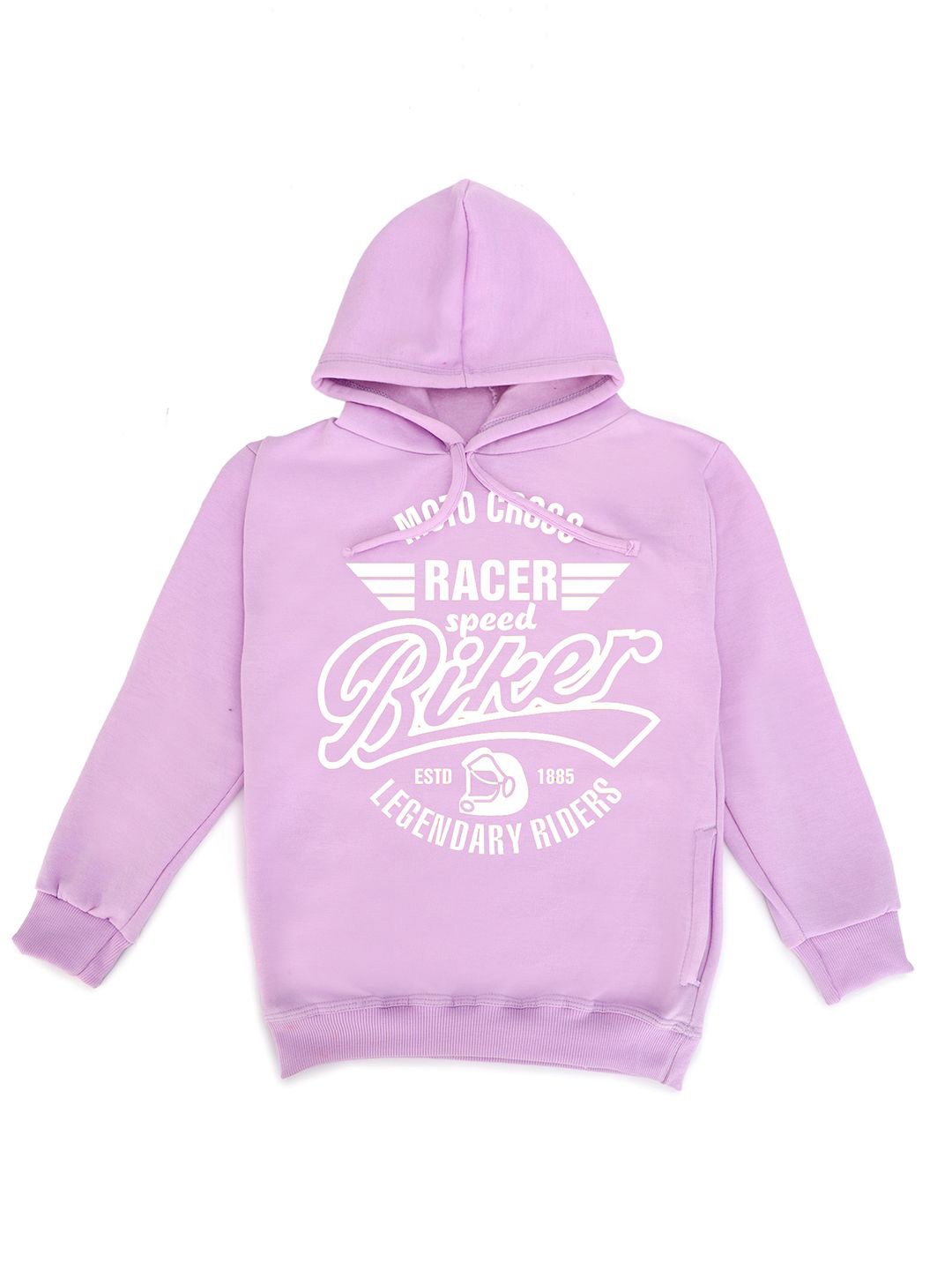 

Fabvio Plus Kids Printed Hooded Sweatshirt, Lavender