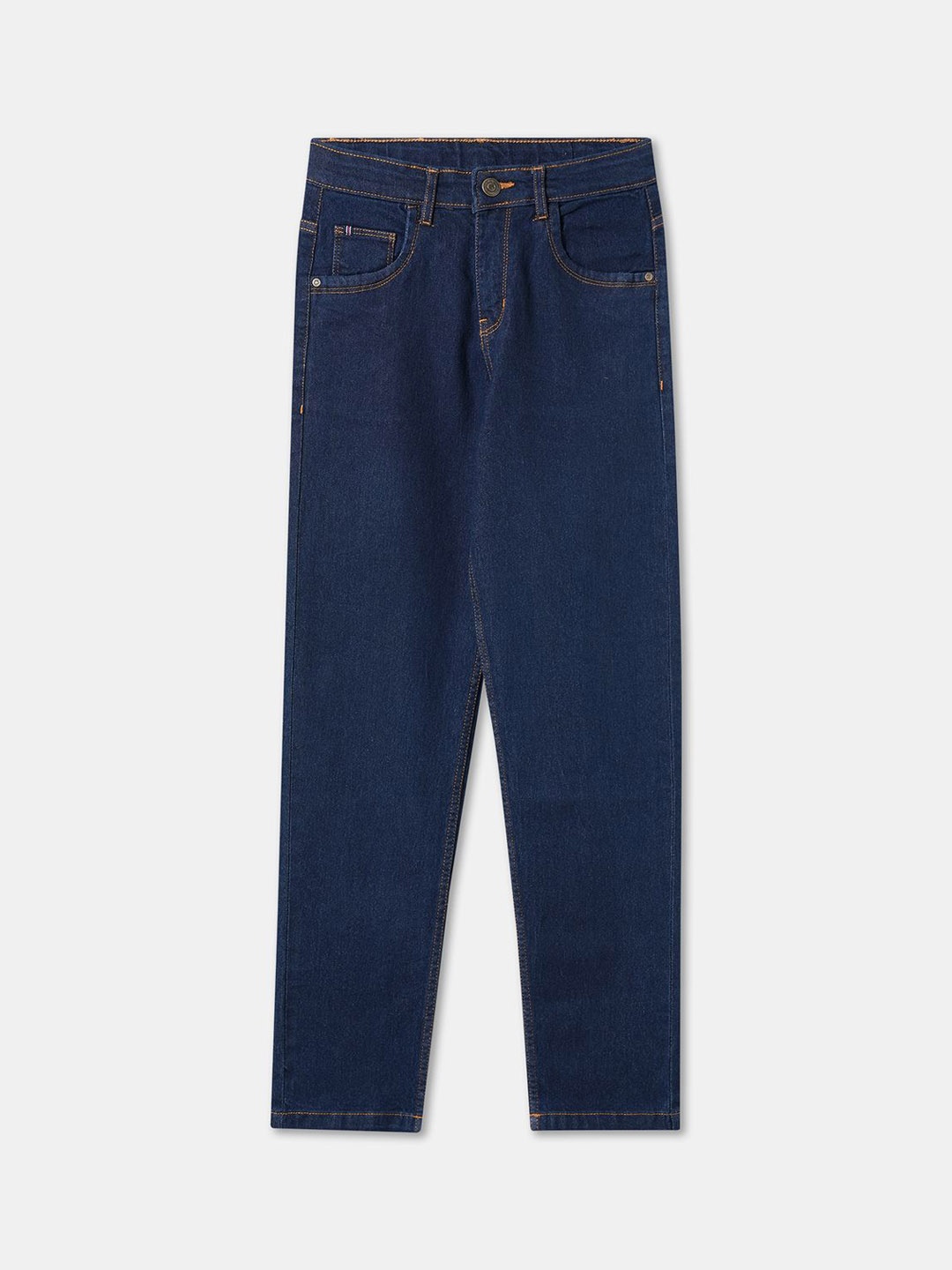 

R&B Boys Relaxed Fit Mid-Rise Jeans, Blue