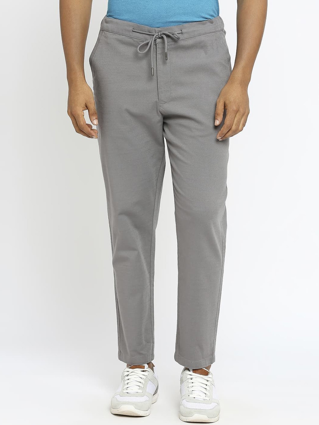 

Basics Men Comfort Trousers, Grey