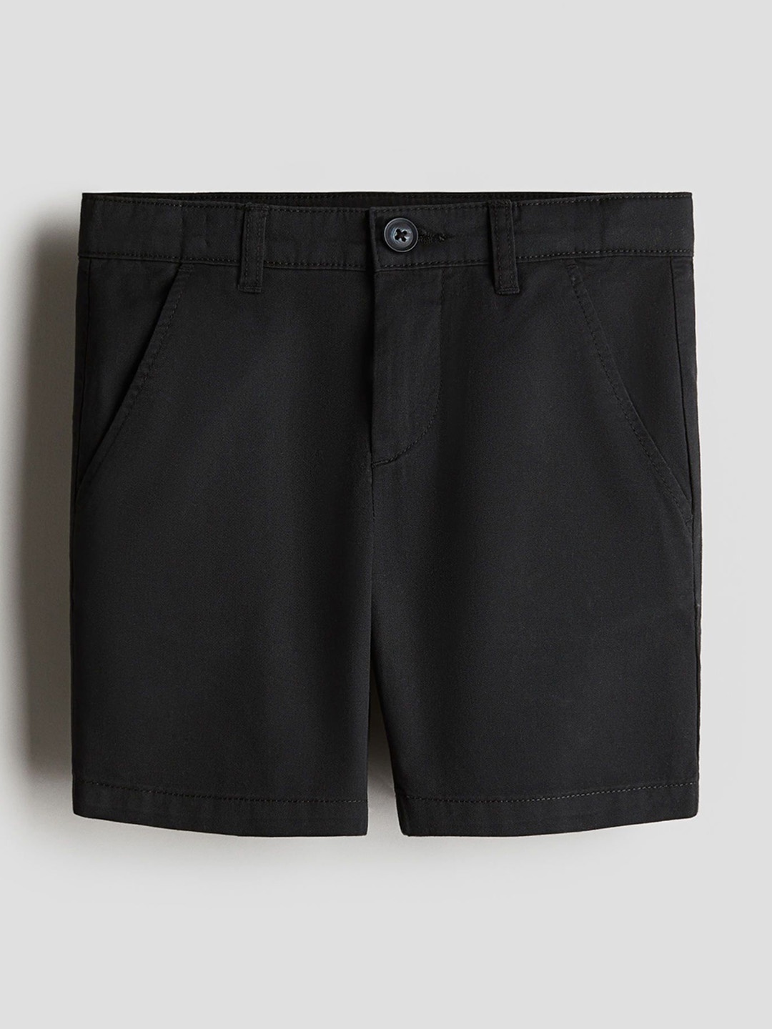 

H&M Boy Cotton chino shorts, Black