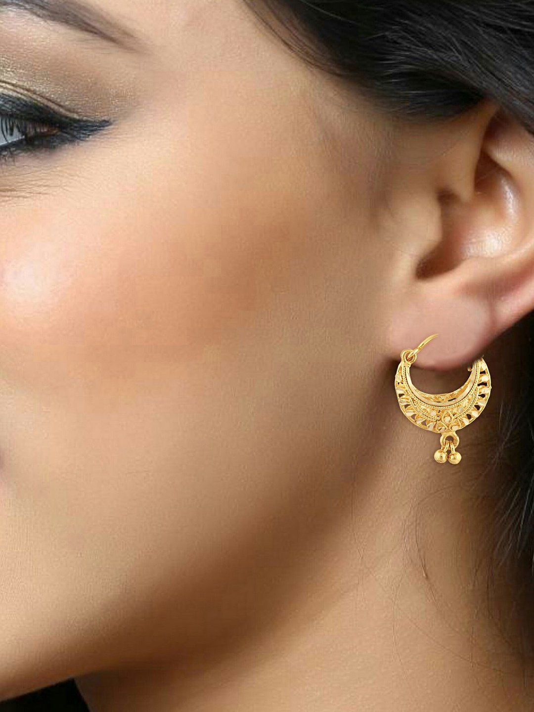 

DIVASTRI Gold-Plated Chandbali