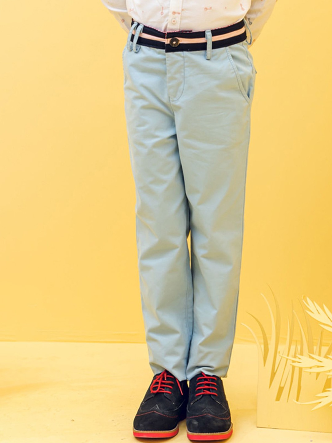 

FOREVER FRIDAY Boys Mid-Rise Regula Trousers, Blue
