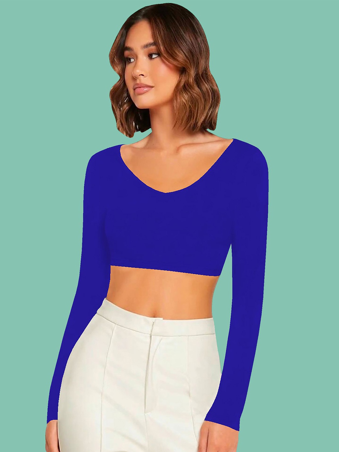 

Dream Beauty Fashion Crop Top, Blue