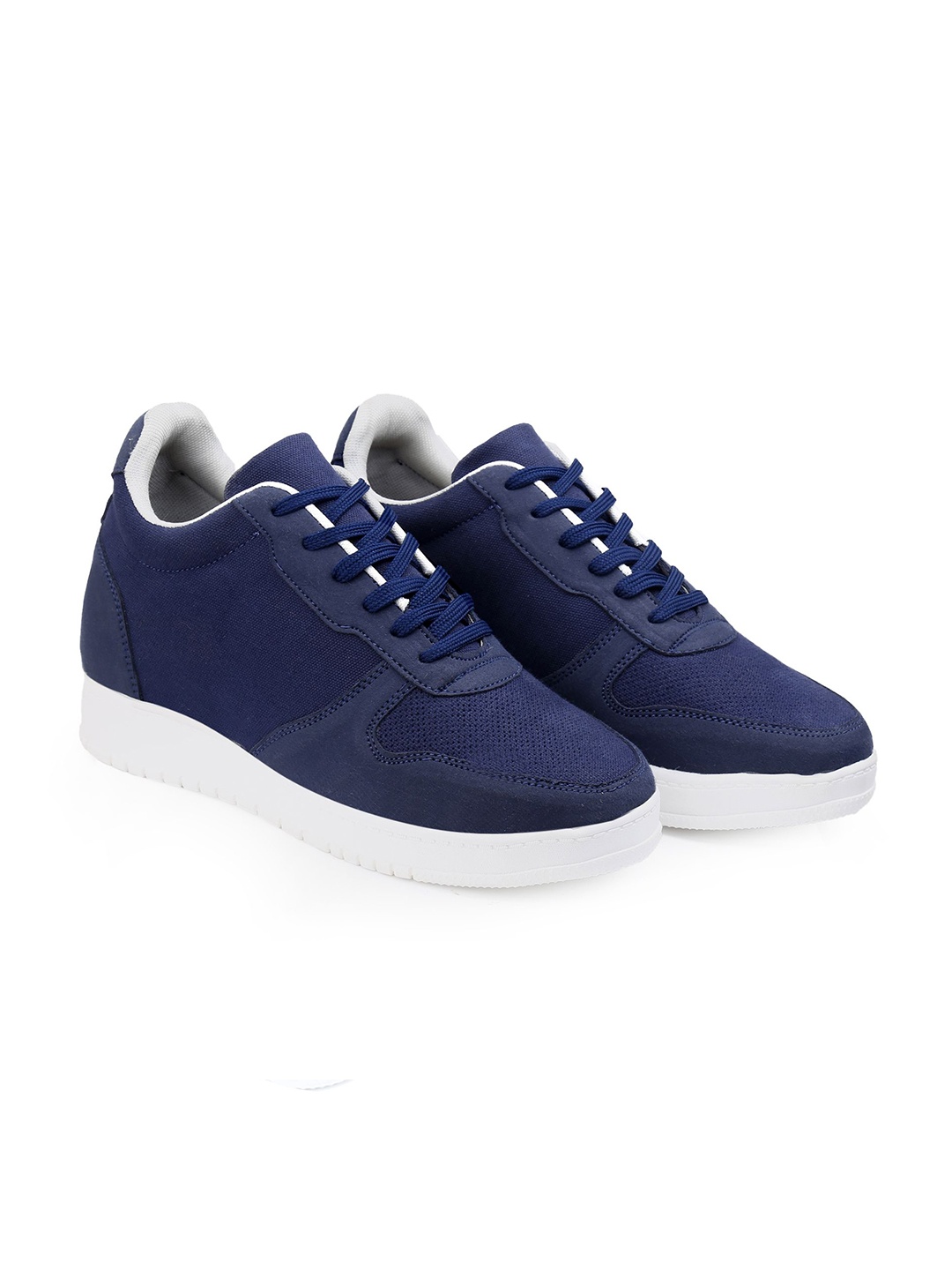 

Bxxy Men 7.62 cm Hidden Elevator Height Increasing Sports Sneaker Shoes, Blue