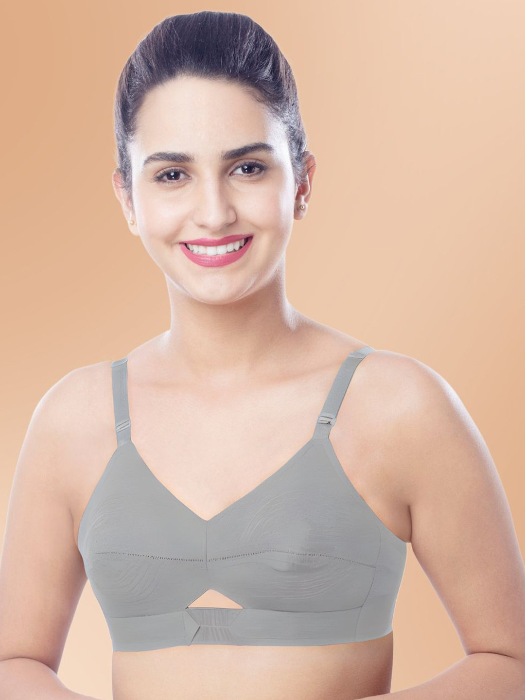 

BRIDA LADIES INNERWEAR Bra Full Coverage, Grey
