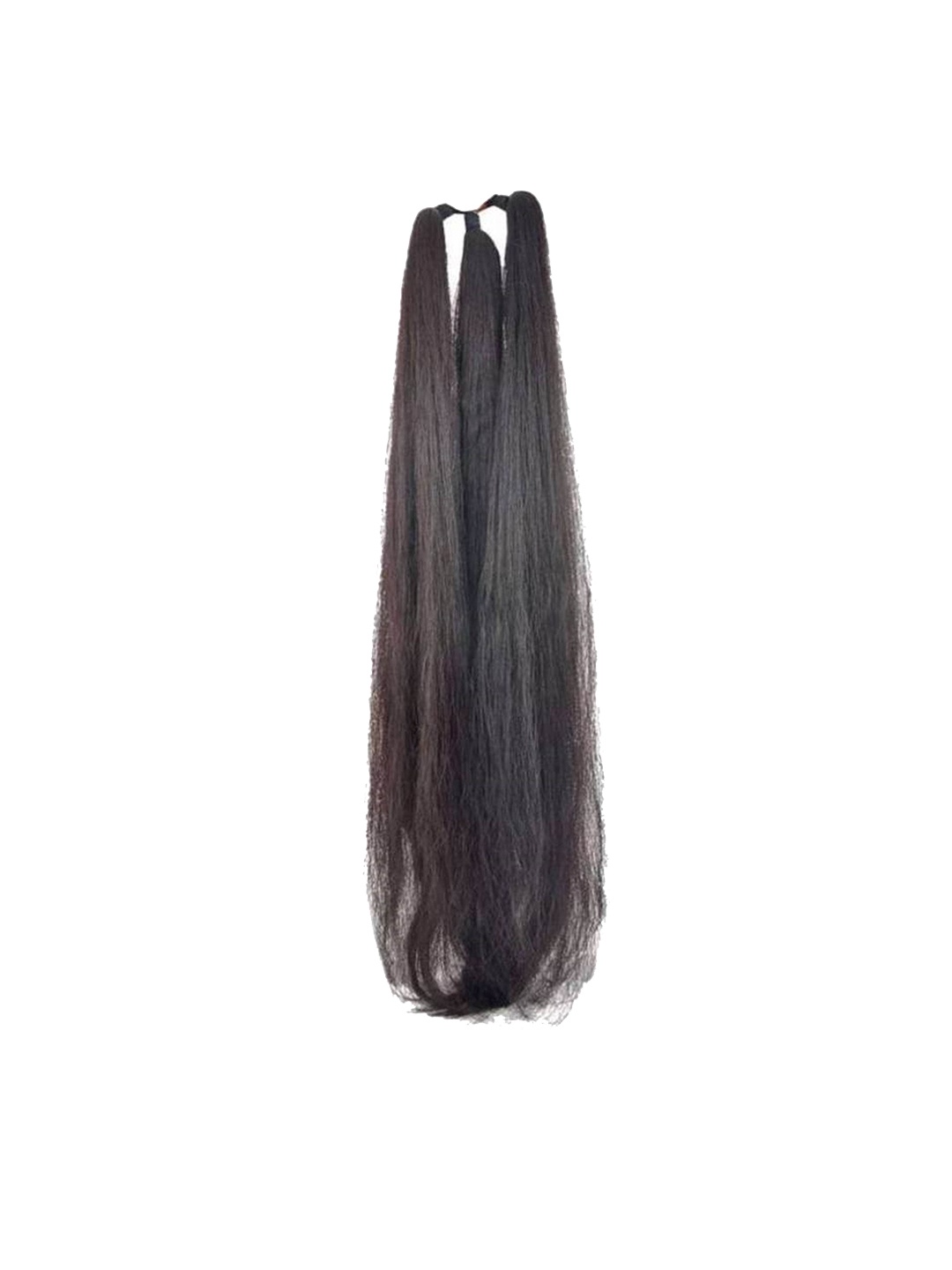 

camola deva Clip-In Ponytail Straight Hair Extension - Black - 26 Inch