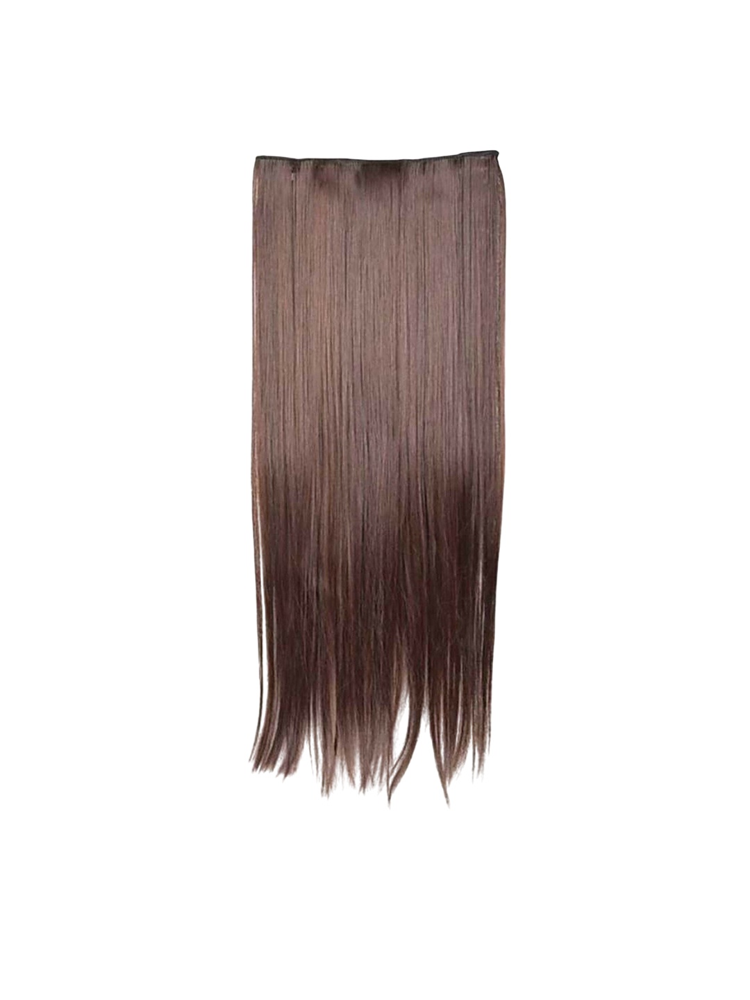 

camola deva Clip-In Ponytail Straight Hair Extension - Brown - 24 Inch