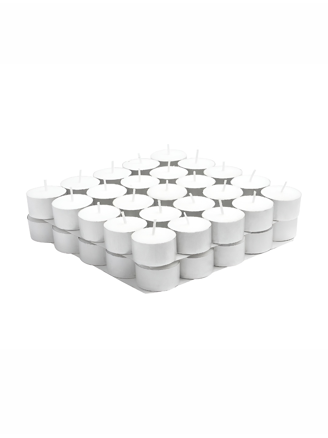 

TRUE DECOR White 50 pieces Tea Light Candle
