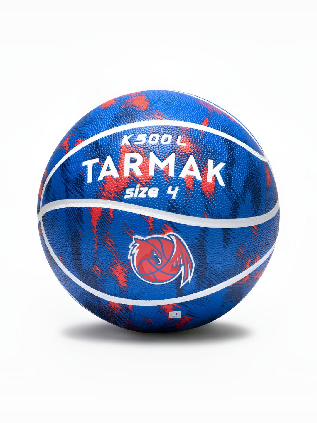 

TARMAK By Decathlon Boys K500 Printed Pebbled Basketball, Blue