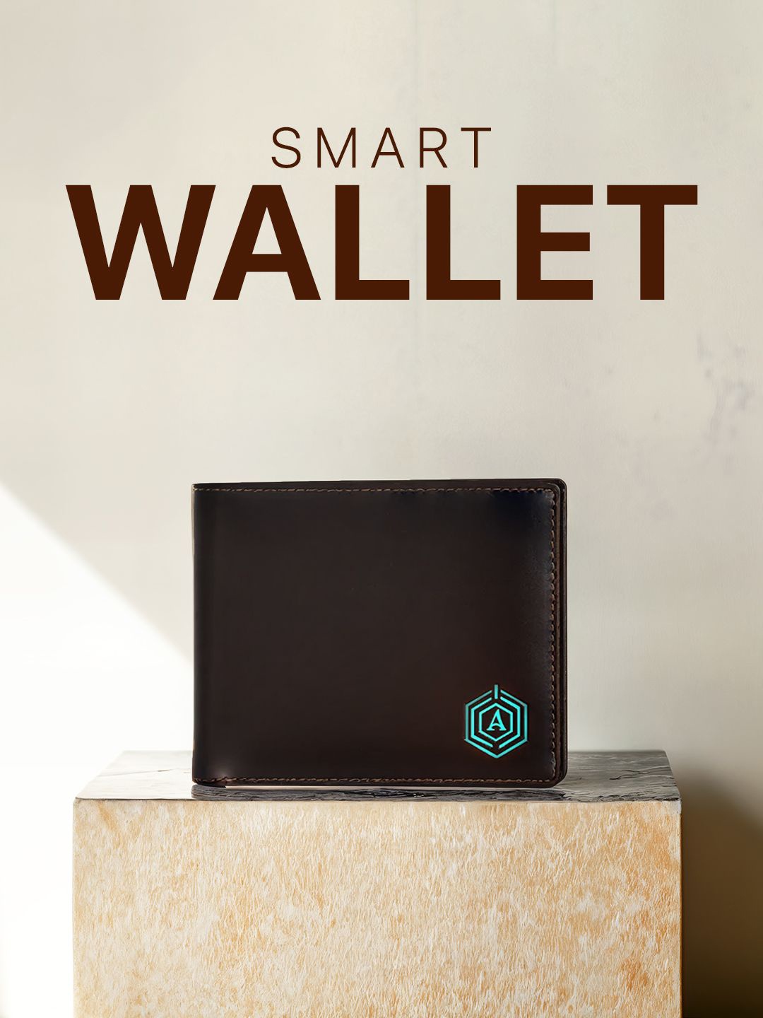 

ARISTA VAULT Men Leather Two Fold Wallet, Brown