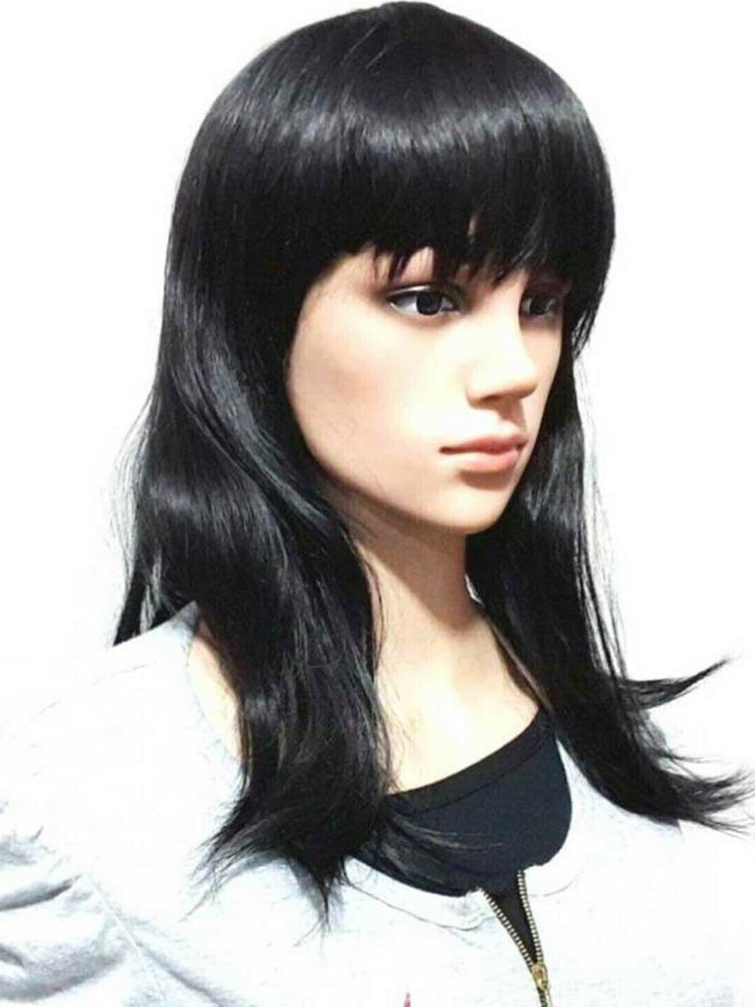 

camola deva Halo Toupee Straight Hair Extension - Black - 36 Inch