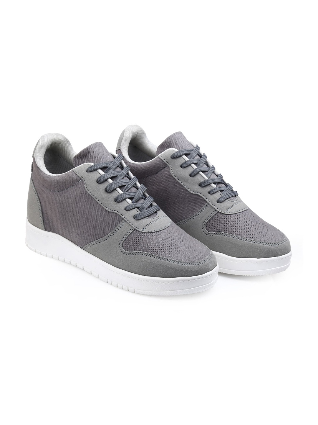 

Bxxy Men Hidden Elevator Height Increasing Sports Sneaker Shoes, Grey