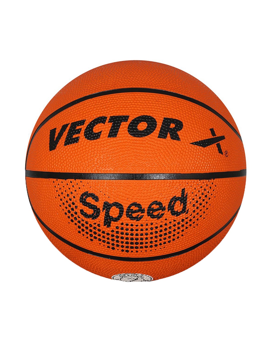 

VECTOR X Speed Printed Basketball With Air Needle, Orange