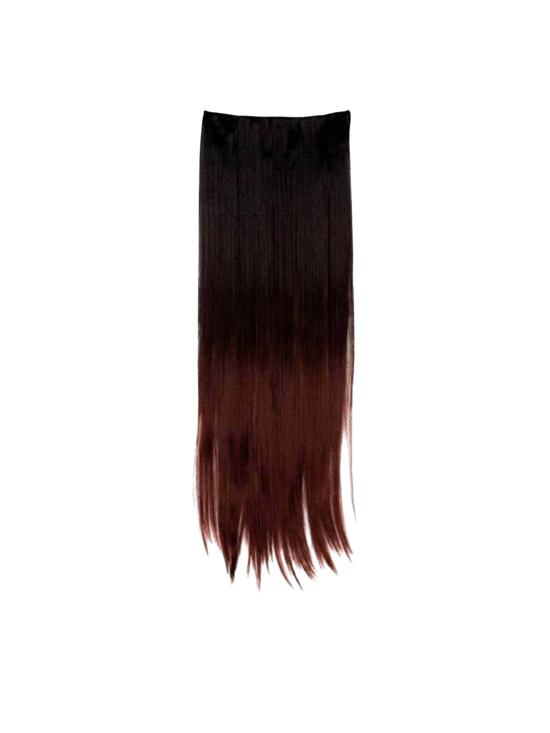 

camola deva Straight Clip-In Hair Extension - 22 Inch - Black With Mhrun