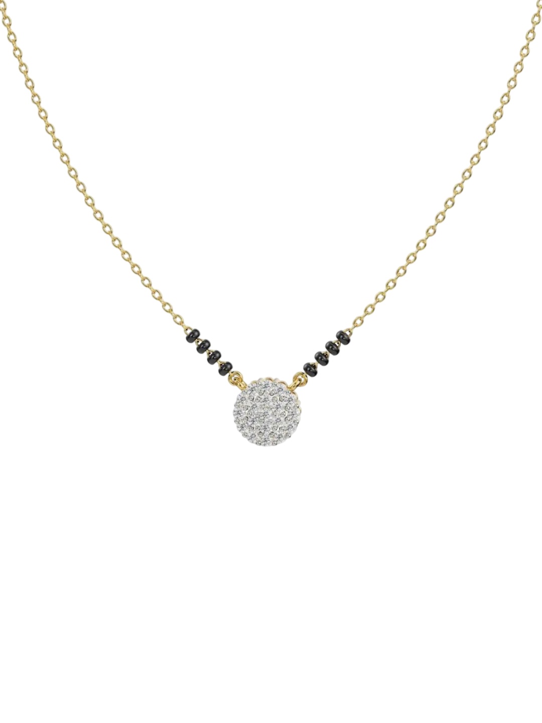 

Emori 14KT Diamond Mangalsutra, Yellow