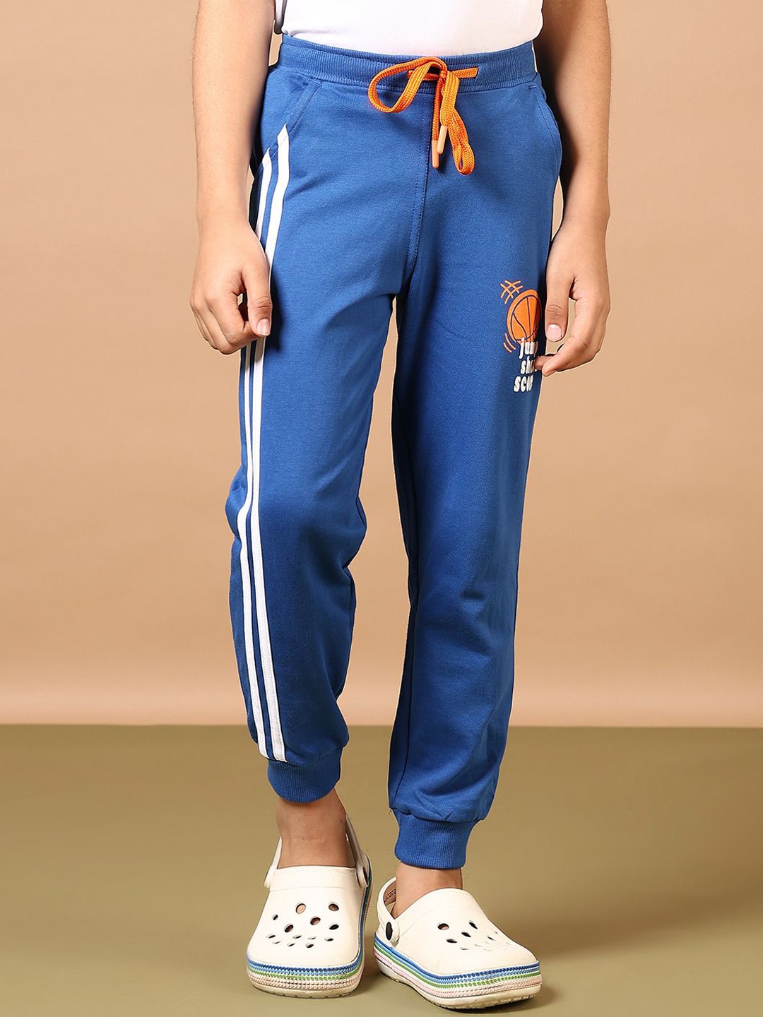 

V-Mart Boys Cotton Joggers, Navy blue