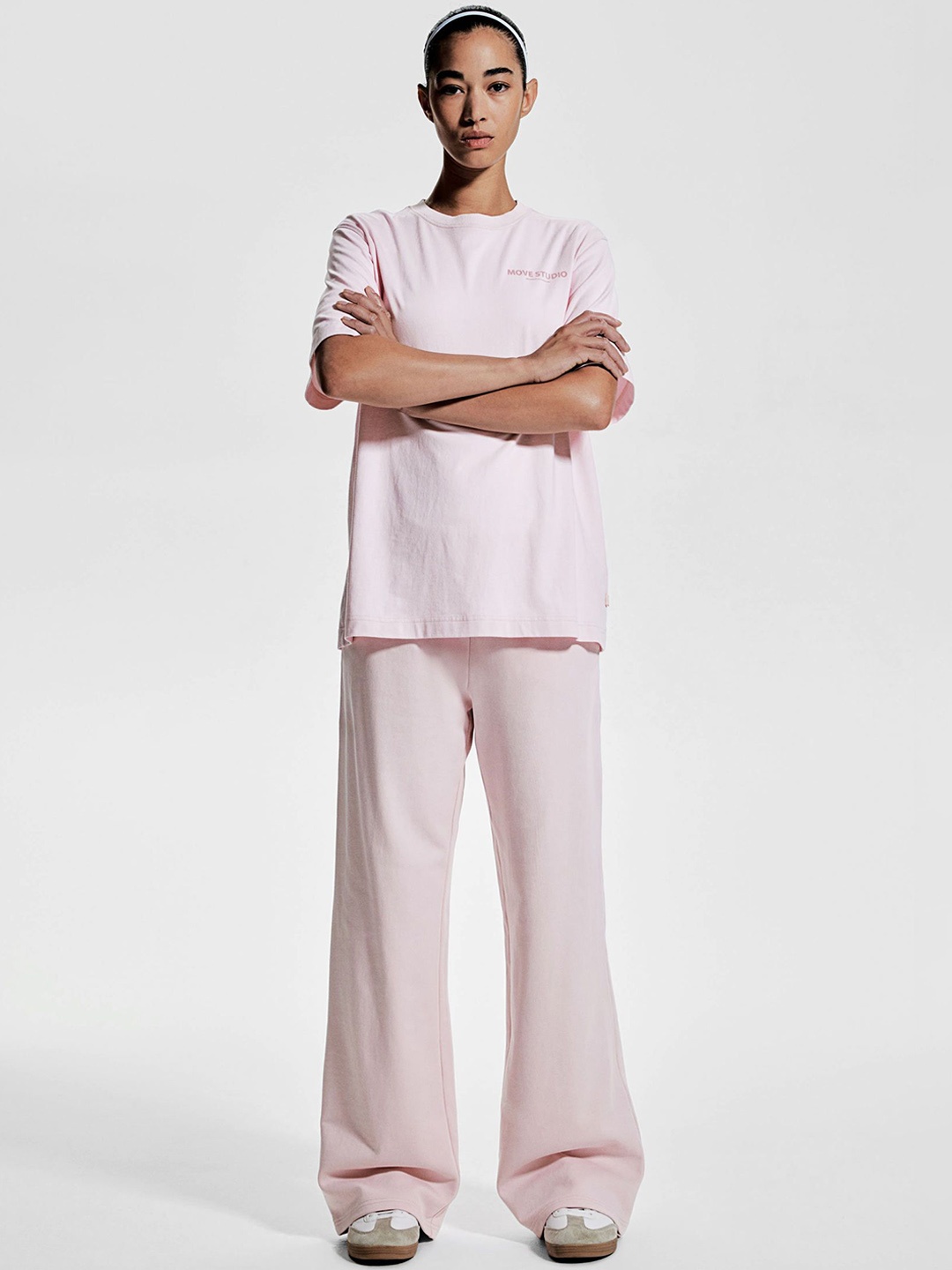 

H&M Women Sports Sweatpants With DryMove, Pink