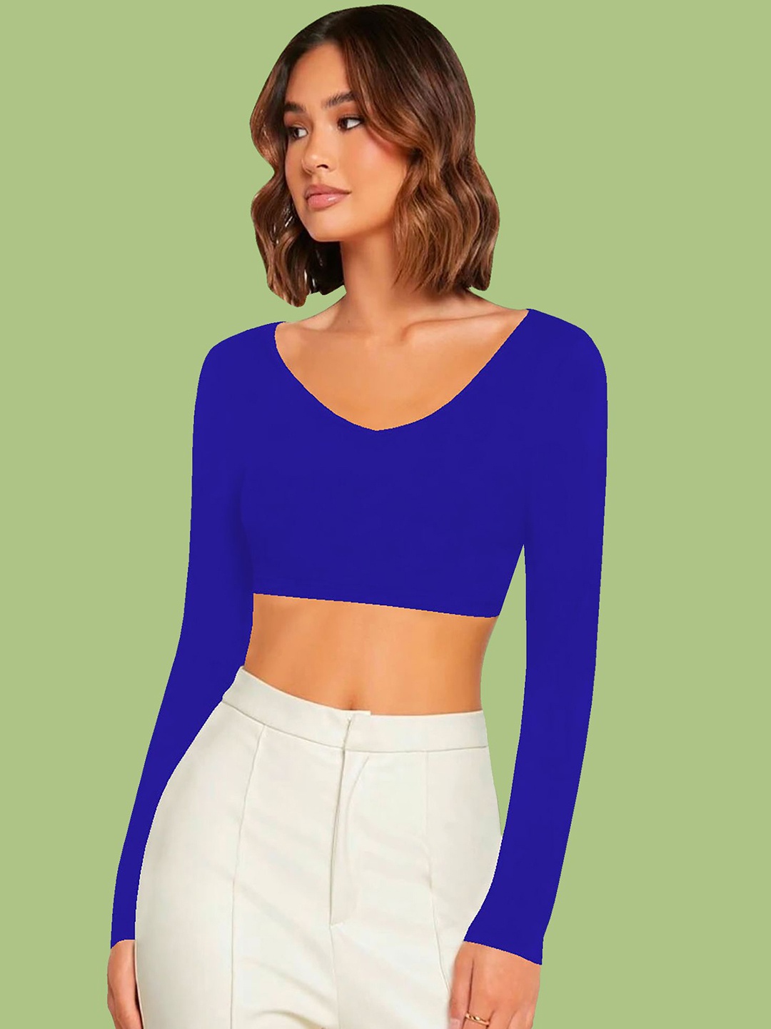 

Dream Beauty Fashion Crop Top, Blue