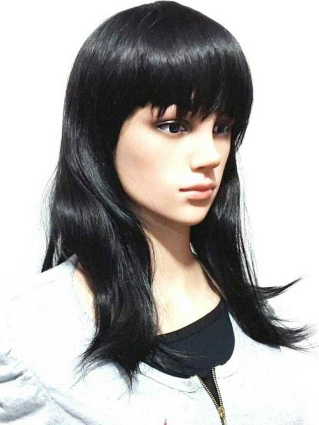 

camola deva Halo Toupee Straight Hair Extension - Black - 36 Inch