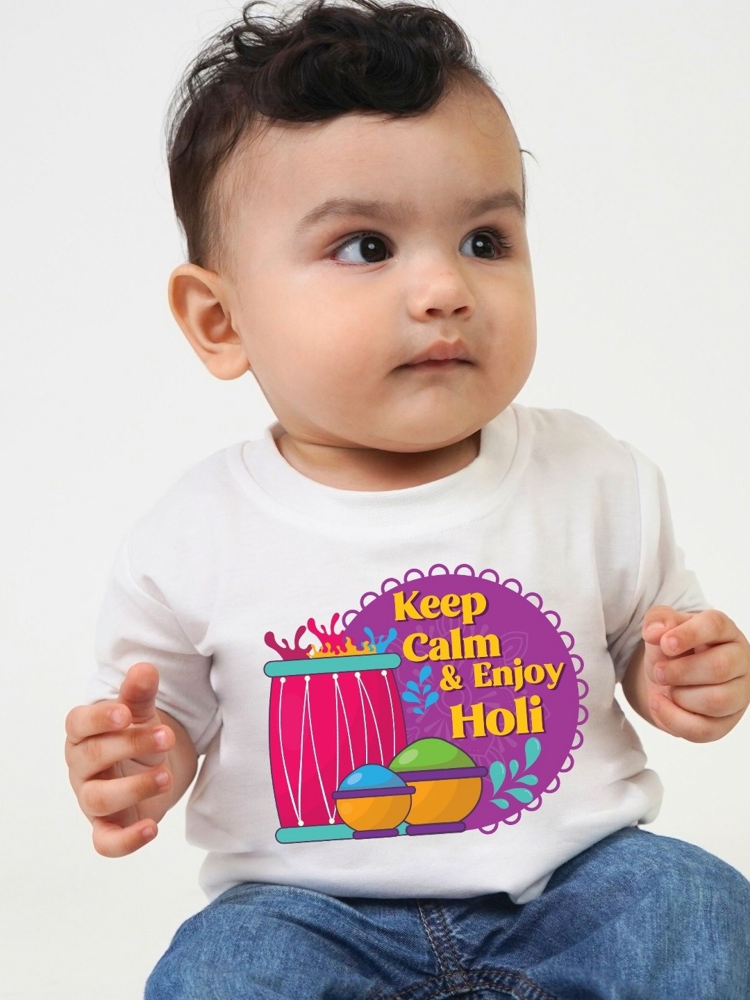 

KNITROOT Kids Printed Sublimation T-shirt, White