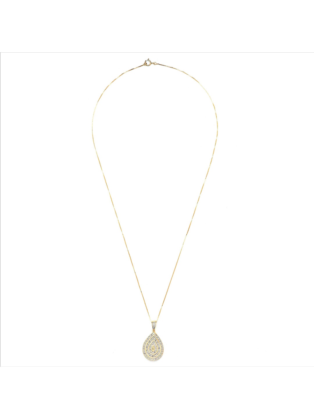 

ISHI New York 18K Gold-Plated Golden Dew Diamond Necklace