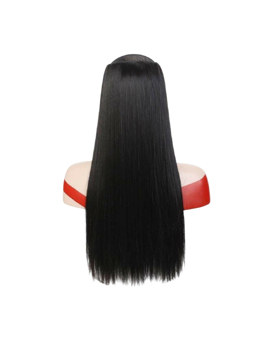 

camola deva Clip-In Straight Hair Extension - Black - 24 Inch