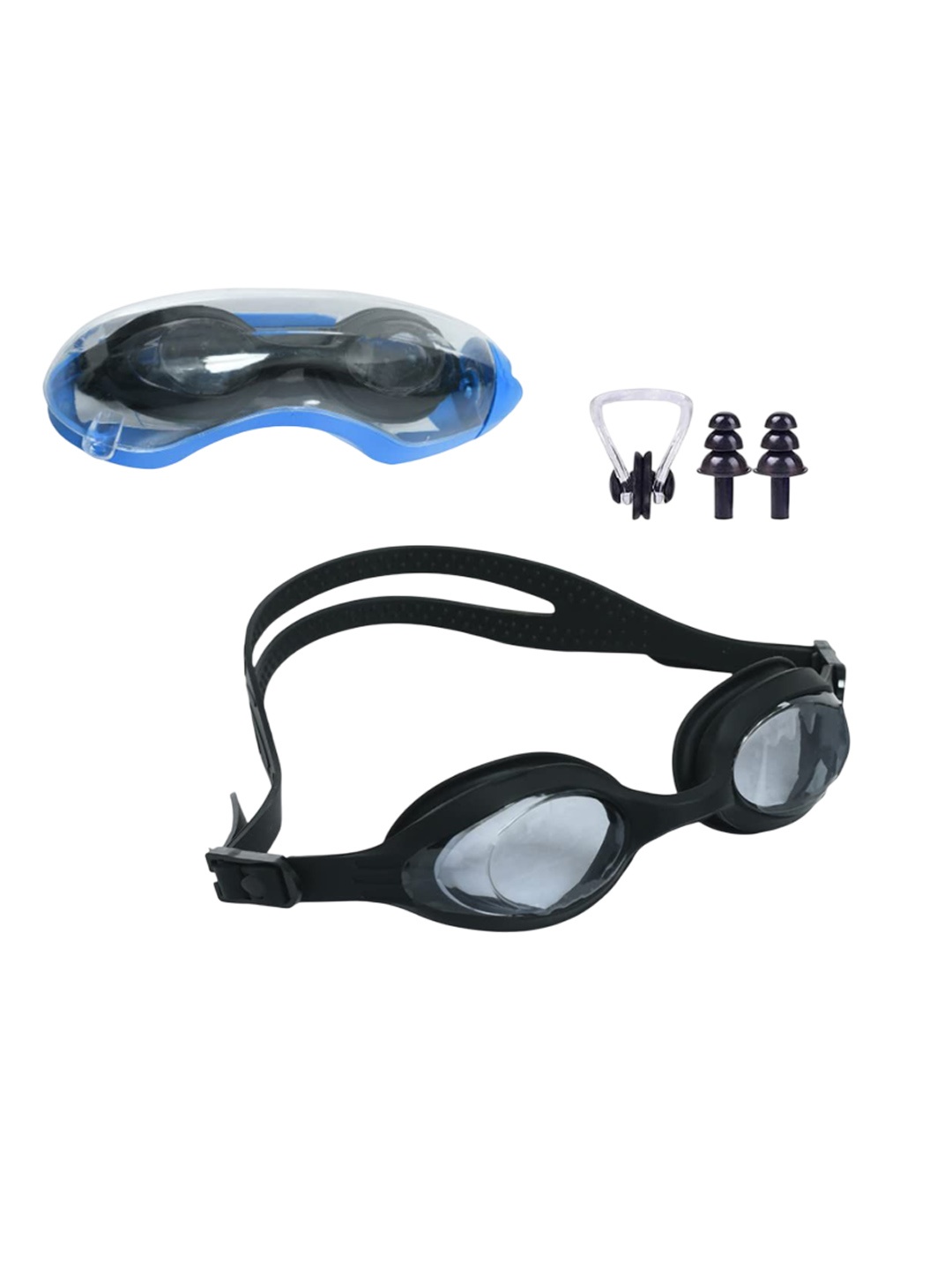 

ARROWMAX Swimming Goggles Combo Kit, Black