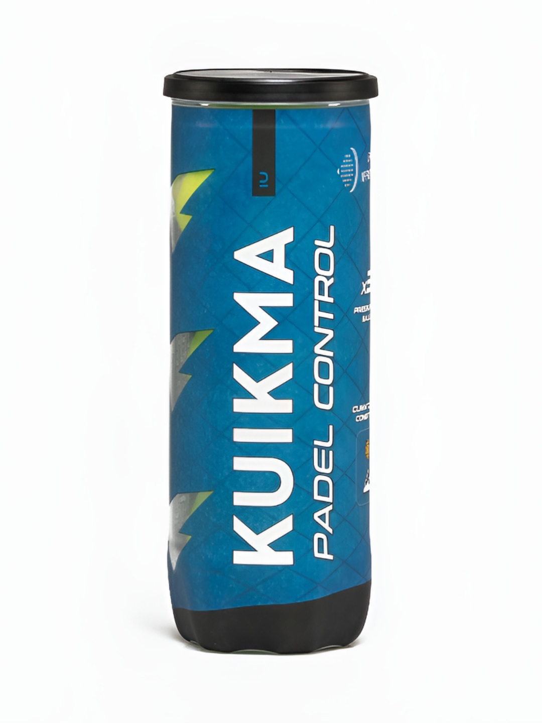 

KUIKMA By Decathlon Set Of 3 Round Shaped Pressurised Padel Balls, Yellow
