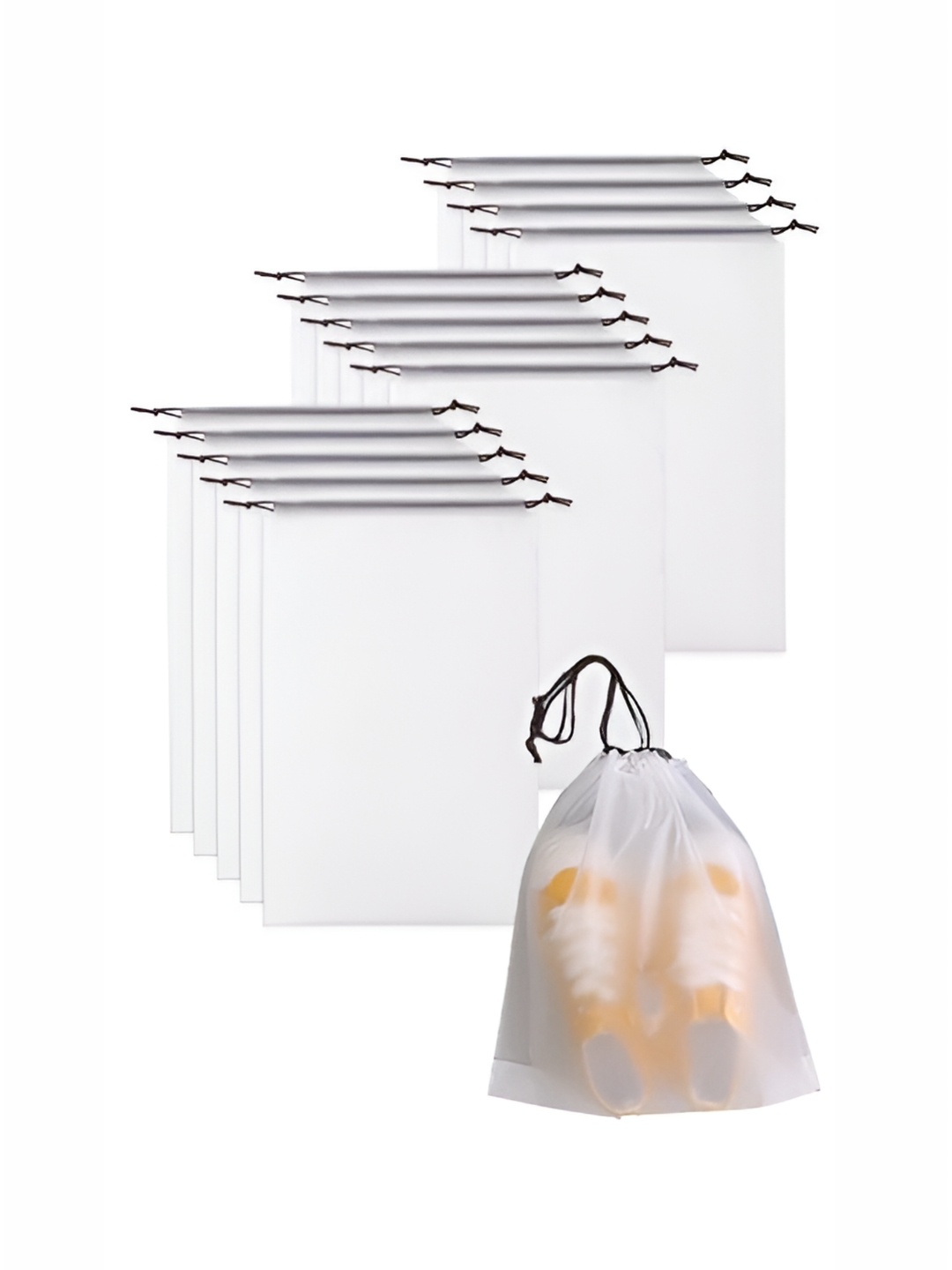 

atorakushon White Set of 6 Reusable Shoes Organiser Organisers