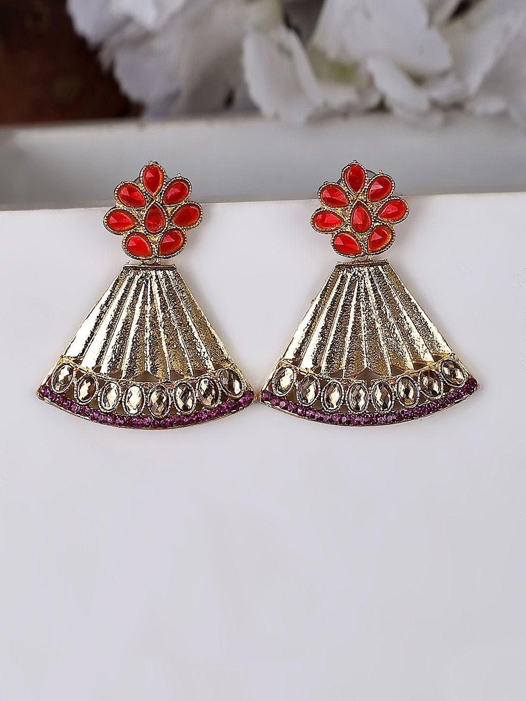 

Anouk Contemporary Drop Earrings, Pink