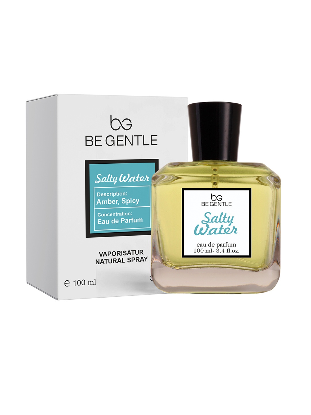

BE GENTLE Salty Water Long Lasting Eau de Parfum - 100 ml, Yellow