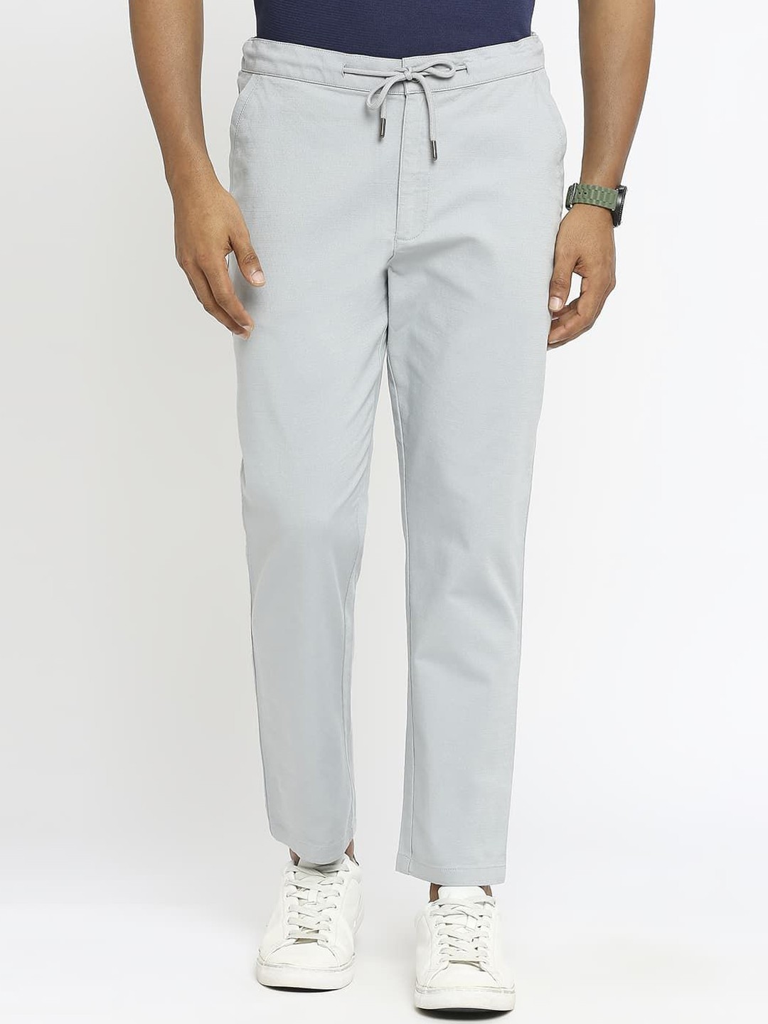 

Basics Men Comfort Trousers, Blue