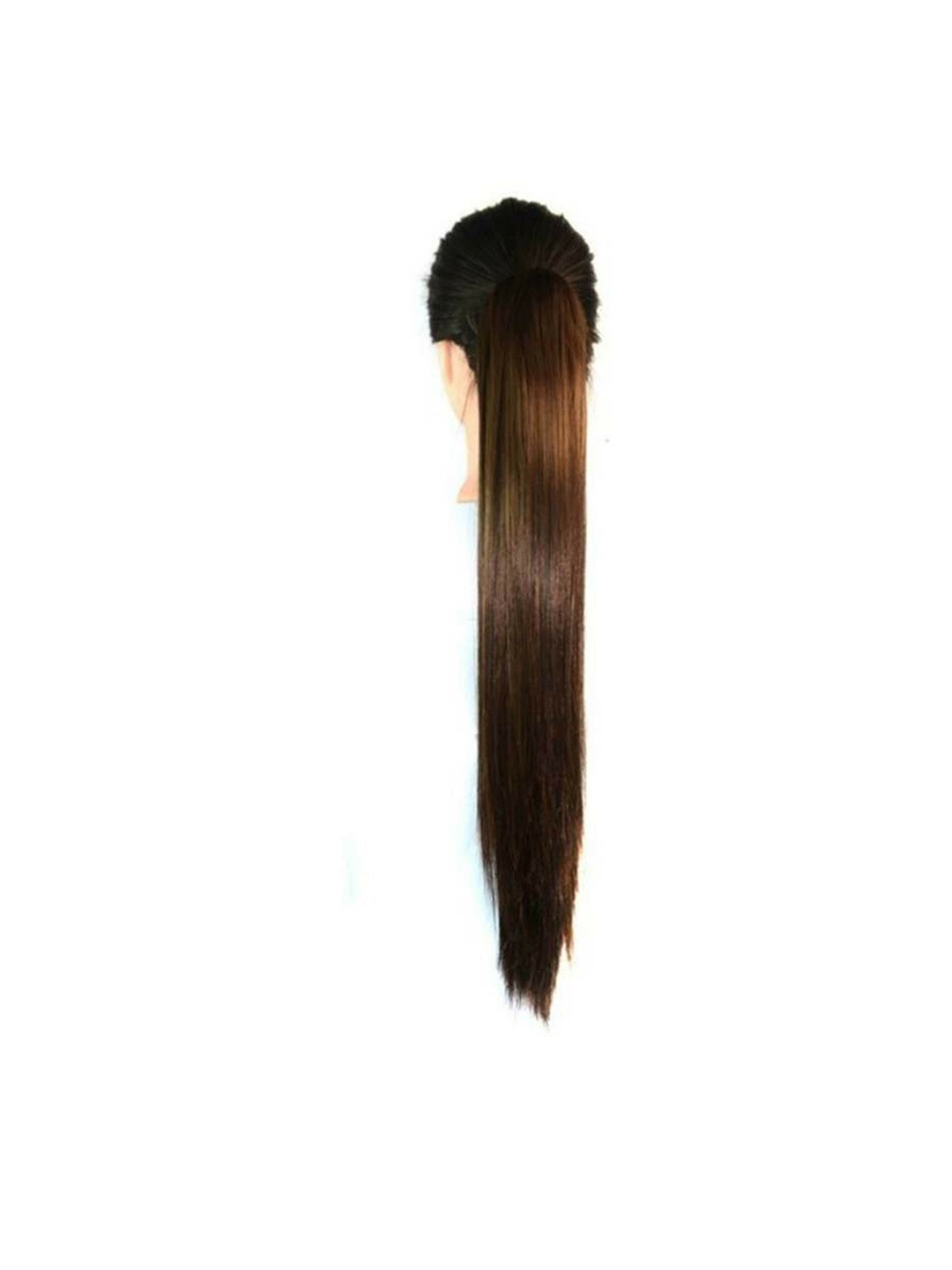 

camola deva Tape-In Straight Ponytail Hair Extension - Brown - 50.8 cm