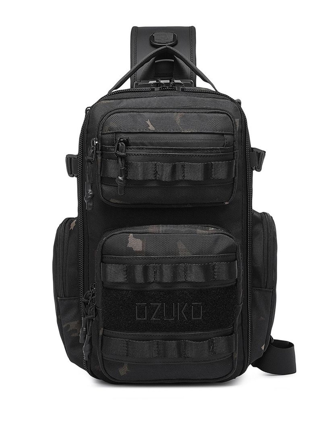 

OZUKO FLEXGUARD Range Camo One Size Sling Bag, Black