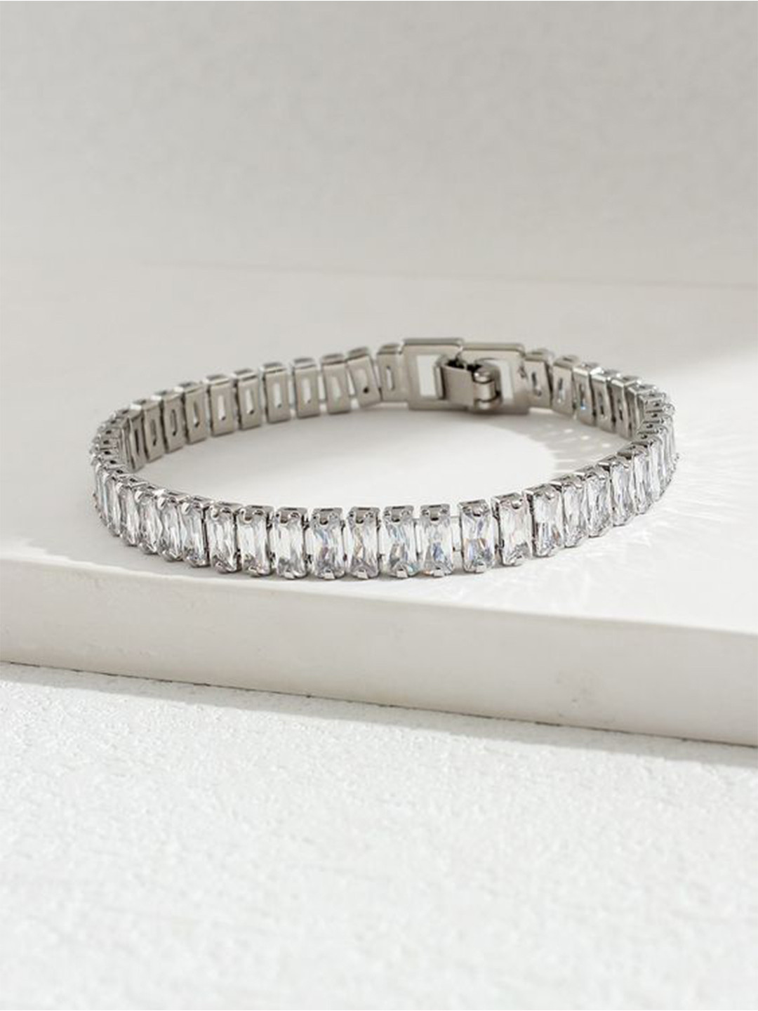 

Aviksha Creations Silver Anti Tanish Bracelet