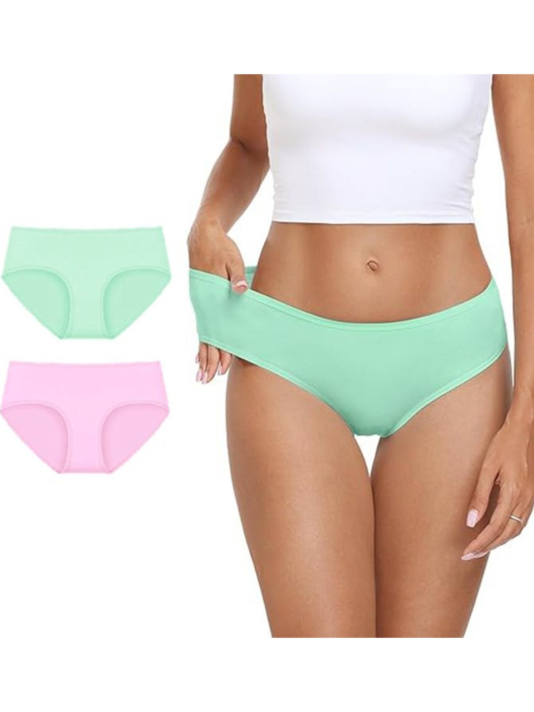 

Diving Deep Women Pack of 2 Hipster Briefs, Assorted