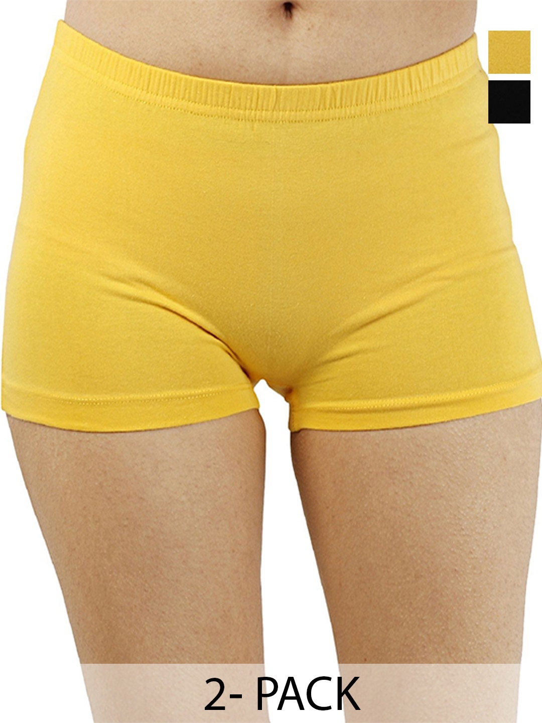 

Diving Deep Women Pack of 2 Boy Shorts Briefs, Assorted