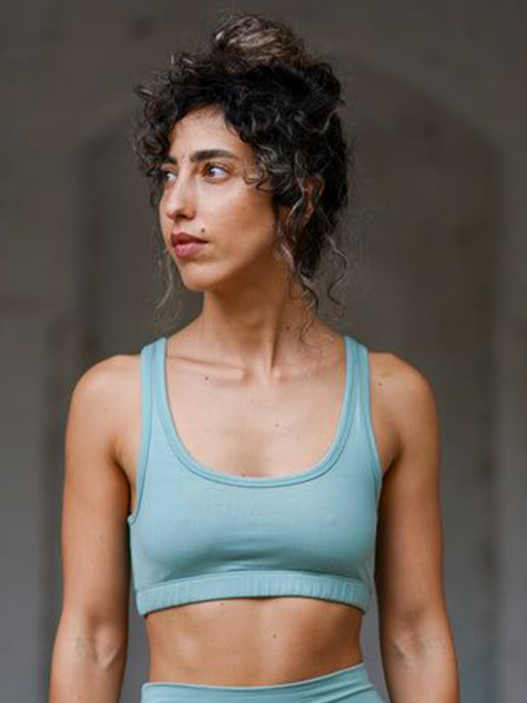 

YAMAYOGA Women Aero Super Soft Full Coverage Sports Bra, Blue