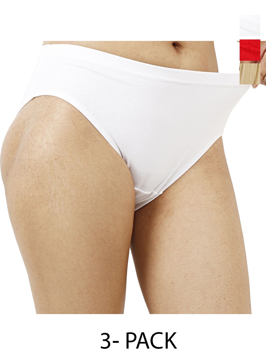 

Diving Deep Women Pack of 3 Assorted Hipster Briefs